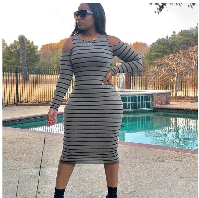 Women s Striped Off-Shoulder Long Sleeve Casual Dress - European & American Fashion S темно-серого
Women s Striped Off-Shoulder Long Sleeve Casual Dress - European & American Fashion S темно-серого