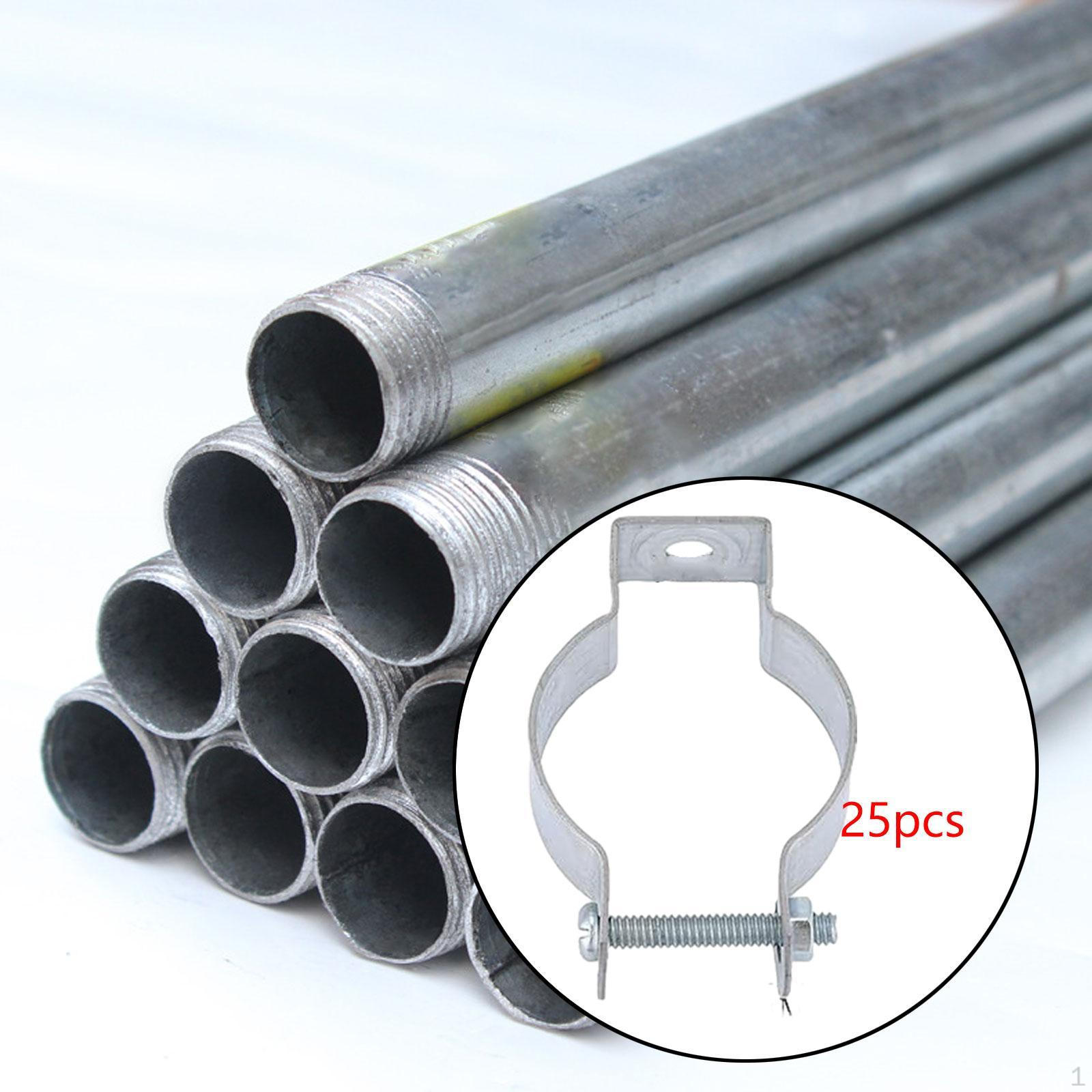 25 шт. оцинкованных стальных держателей для труб, серебряные универсальные, высокопроизводительные, жесткие 21.8 mm
25 шт. оцинкованных стальных держателей для труб, серебряные универсальные, высокопроизводительные, жесткие 21.8 mm