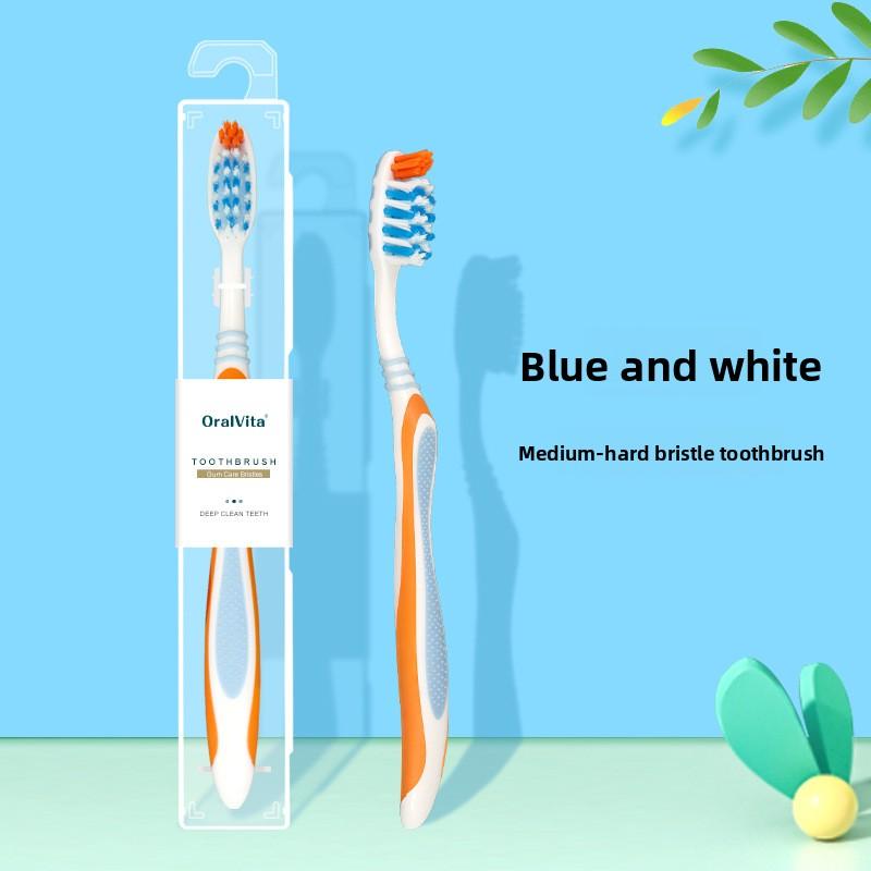 Средней жесткости щетина и высокая плотность, независимая сумка и крышка, взрослая бытовая зубная щетка boxed белый/синий
Средней жесткости щетина и высокая плотность, независимая сумка и крышка, взрослая бытовая зубная щетка boxed белый/синий