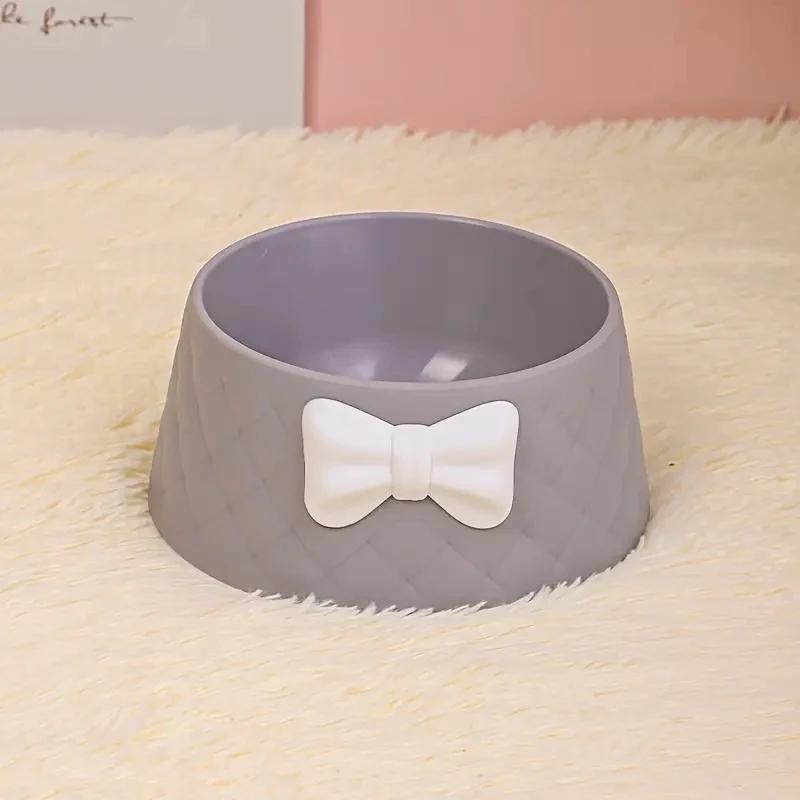 Креативный милый декор с бантом, глубокая миска для кормления домашних животных, кошки, собаки, прочная, дружелюбная, PP, миска для кошачьей еды, миска для воды, нескользящее основание
Креативный милый декор с бантом, глубокая миска для кормления домашних животных, кошки, собаки, прочная, дружелюбная, PP, миска для кошачьей еды, миска для воды, нескользящее основание