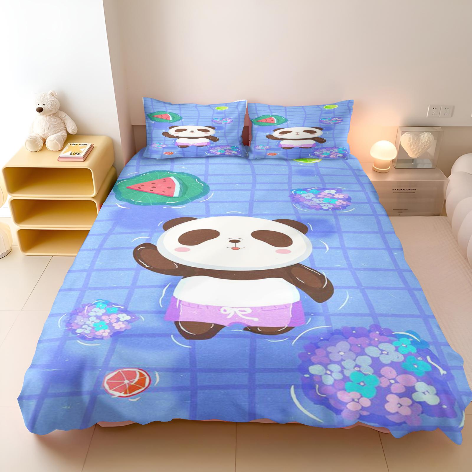 Panda Cartoon Duvet Cover Miniso Full Cute Children S Bedroom Polyester Adult Gift 2/3Pcs Bedding Set 90x200cm&set
Panda Cartoon Duvet Cover Miniso Full Cute Children S Bedroom Polyester Adult Gift 2/3Pcs Bedding Set 90x200cm&set