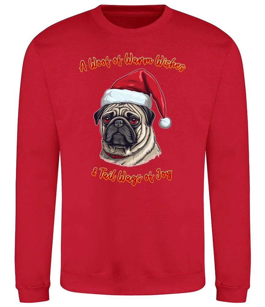 PUG Christmas Dog Sweatshirt Adults Kids Santa Hat Woof Jumper Xmas Gift Sweater 3XL
PUG Christmas Dog Sweatshirt Adults Kids Santa Hat Woof Jumper Xmas Gift Sweater 3XL