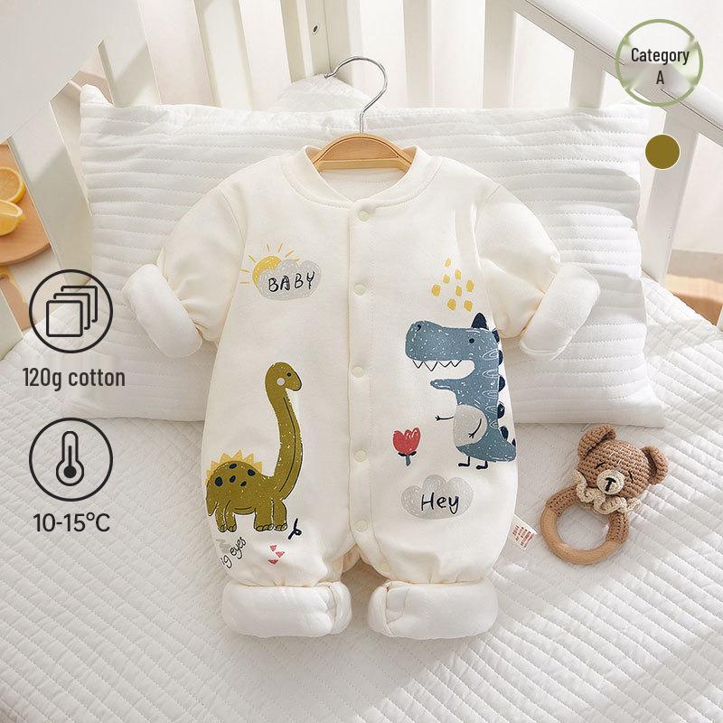 Padded Cotton Baby Jumpsuit - Thick Warm Winter Bodysuit (120g) Size 80 (15-19 lbs)
Padded Cotton Baby Jumpsuit - Thick Warm Winter Bodysuit (120g) Size 80 (15-19 lbs)