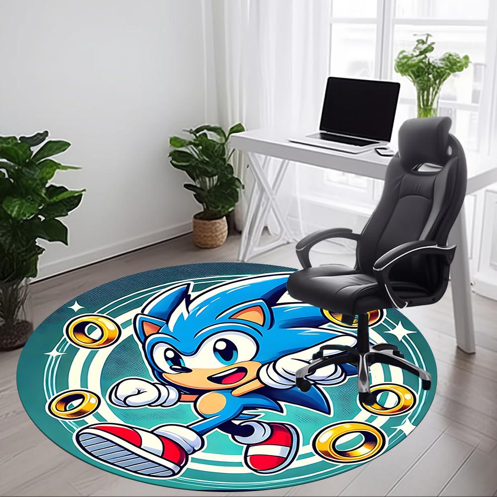 1pc Sonic Rings Office Round Area Rug, Bedroom Living Room Home Decor, Room Deco, Offic a1016138 100cm by 100cm
1pc Sonic Rings Office Round Area Rug, Bedroom Living Room Home Decor, Room Deco, Offic a1016138 100cm by 100cm
