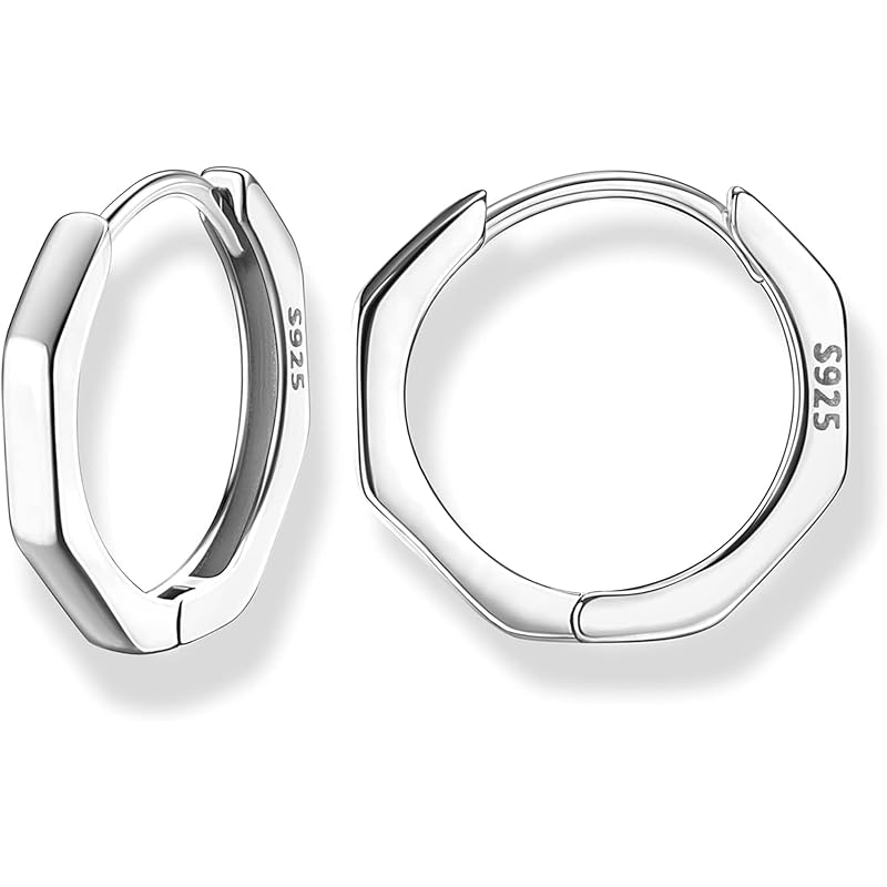 LOYALLOOK earrings ladies men s Popularity 18K ring 925 silver Allergy friendly hoop small woman male gold geometry jewelry (Silver)
LOYALLOOK earrings ladies men s Popularity 18K ring 925 silver Allergy friendly hoop small woman male gold geometry jewelry (Silver)