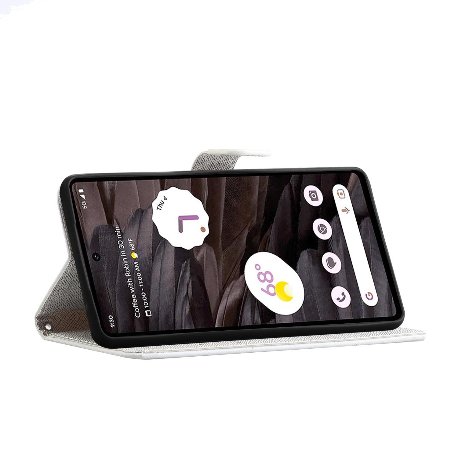 For Google Pixel 8a Flip Phone Case 3D Pattern Printing Wrist Strap Stand Cover Cat and Tree
For Google Pixel 8a Flip Phone Case 3D Pattern Printing Wrist Strap Stand Cover Cat and Tree