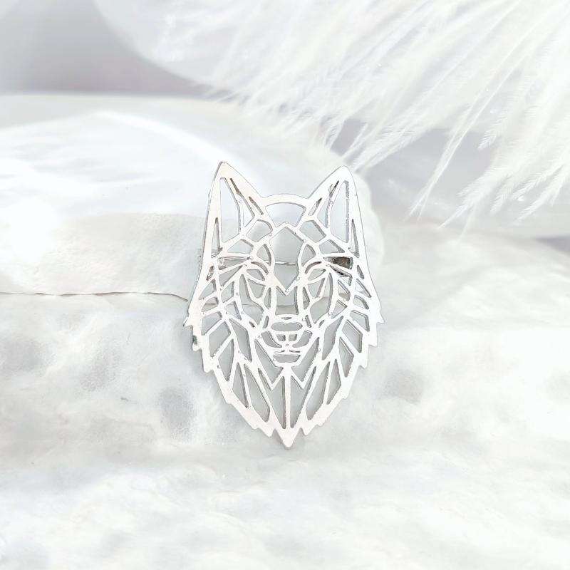 Animal Wolf Head Brooch For Men Women Stainless Steel Punk Lapel Pins Suit Collar Badges On Backpack Jewelry A2
Animal Wolf Head Brooch For Men Women Stainless Steel Punk Lapel Pins Suit Collar Badges On Backpack Jewelry A2