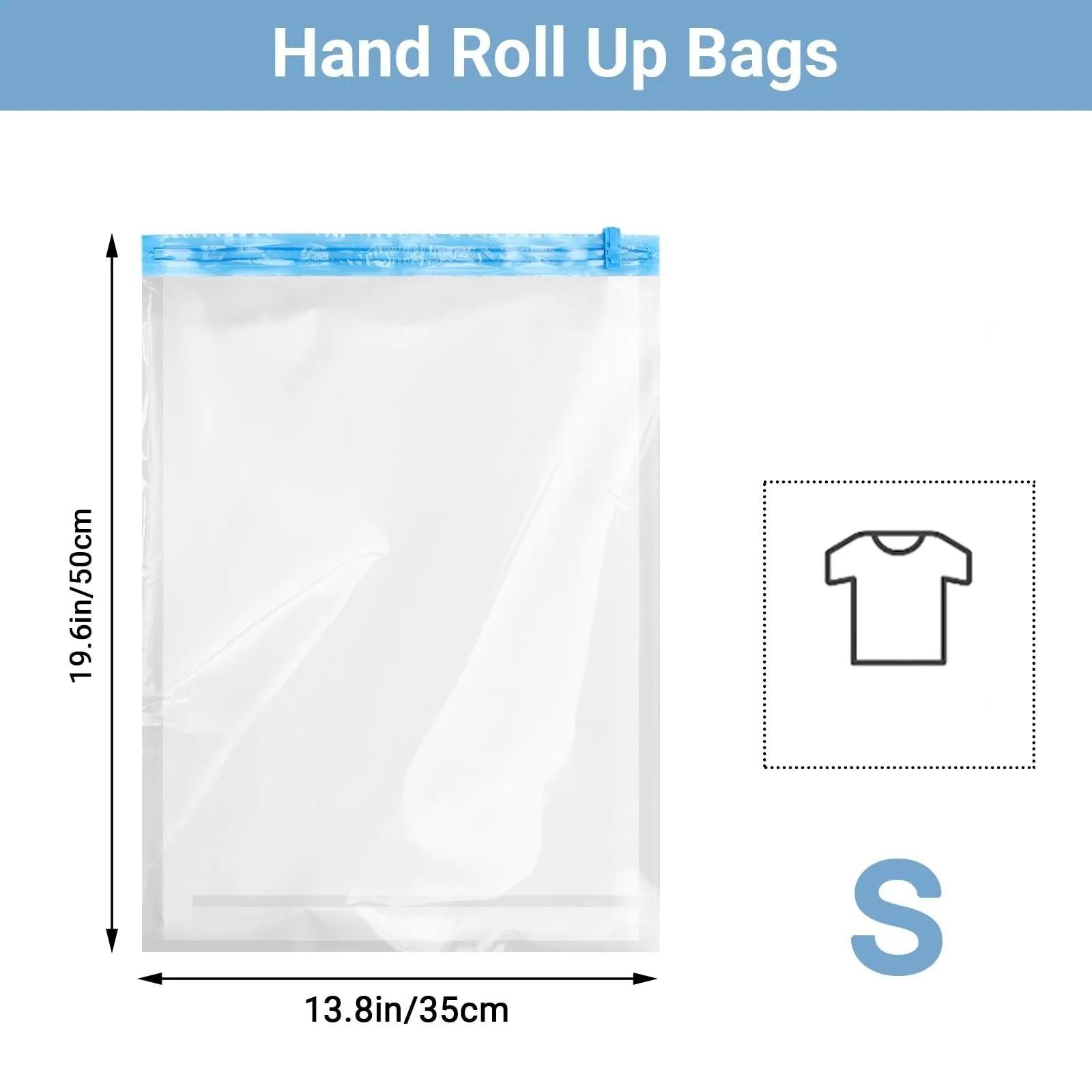Compression Bags for Travel 12 Pack Space Saver Bags Hand Roll Vacuum Storage Bag for Travel Accessorie Home Packing Organizers
Compression Bags for Travel 12 Pack Space Saver Bags Hand Roll Vacuum Storage Bag for Travel Accessorie Home Packing Organizers