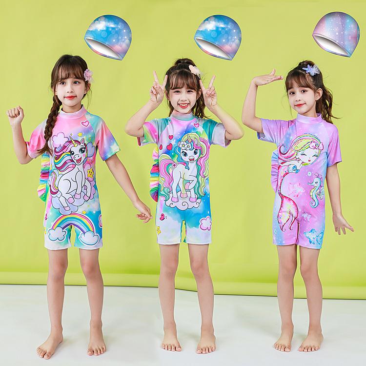 Kids Cute Cartoon Short Sleeve One-Piece Surfing Swimsuit for Girls - Quick-Drying XXL (9-11 years)
Kids Cute Cartoon Short Sleeve One-Piece Surfing Swimsuit for Girls - Quick-Drying XXL (9-11 years)