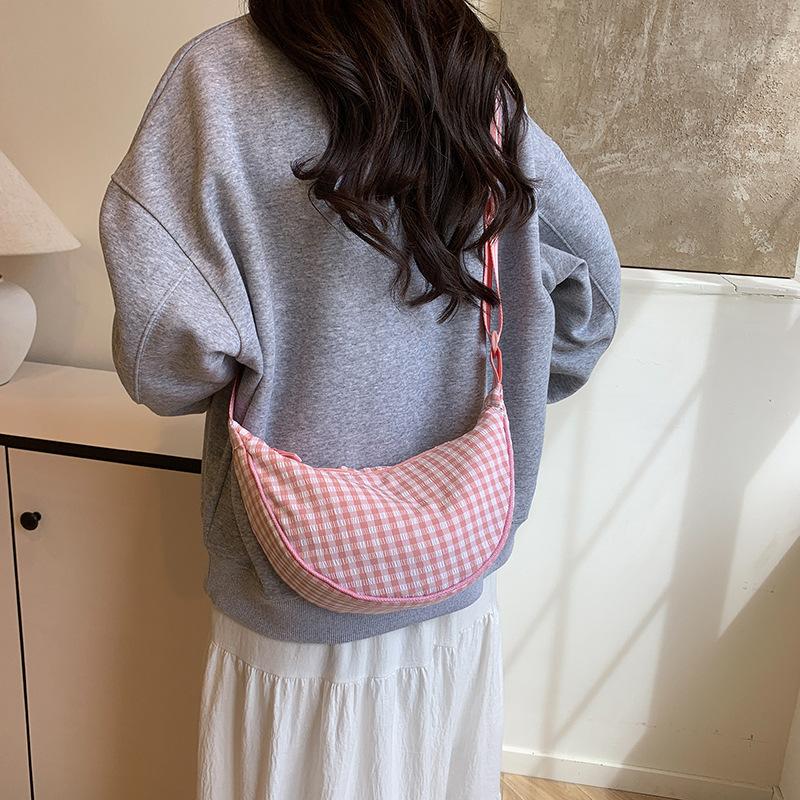 2025 summer new messenger bag women s daily fashion casual versatile shoulder bag plaid dumpling bag чорний
2025 summer new messenger bag women s daily fashion casual versatile shoulder bag plaid dumpling bag чорний