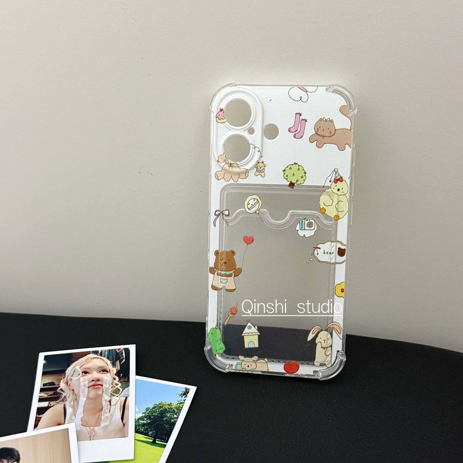 Balloon Bear Small Card Holder for Apple iPhone 15 Pro Max/14/13/7/8P - Cartoon Design iPhone XR
Balloon Bear Small Card Holder for Apple iPhone 15 Pro Max/14/13/7/8P - Cartoon Design iPhone XR