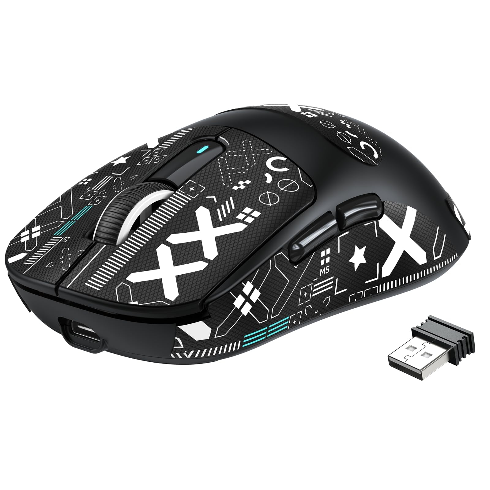 x ATTACK SHARK X3 49г Ігрова миша з бездротовим сенсором PAW3395 26000 TTC Kaihua 200 годин безперервної роботи Наклейки A.JAZZ Ультралегка чорний
x ATTACK SHARK X3 49г Ігрова миша з бездротовим сенсором PAW3395 26000 TTC Kaihua 200 годин безперервної роботи Наклейки A.JAZZ Ультралегка чорний