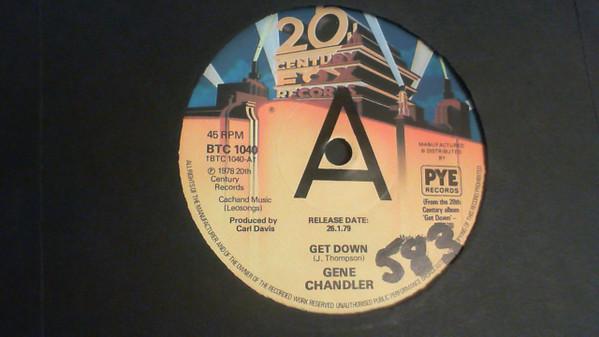 7-дюймовая пластинка ДЖИН ЧАНДЛЕР - Get Down BTC1040PROMO 20th Century Fo 1979 Великобритания Соул/Фанк Б/У
7-дюймовая пластинка ДЖИН ЧАНДЛЕР - Get Down BTC1040PROMO 20th Century Fo 1979 Великобритания Соул/Фанк Б/У