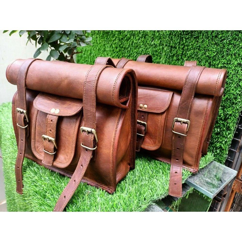 Leather Motorcycle Saddle Bags Two Brown Leather Side Pouch Panniers Real goat 11 x 10 x 5 in коричневий
Leather Motorcycle Saddle Bags Two Brown Leather Side Pouch Panniers Real goat 11 x 10 x 5 in коричневий