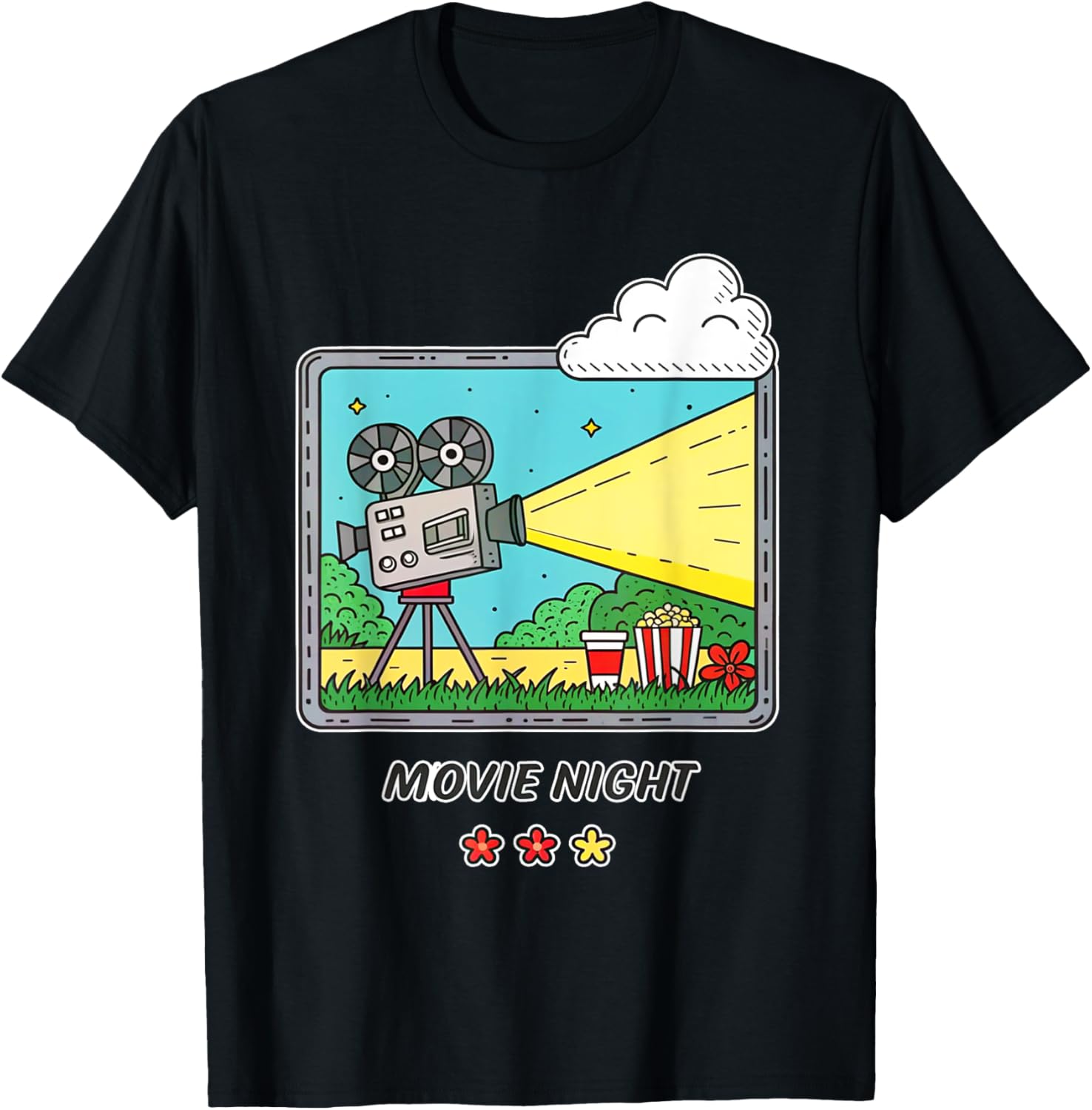 Retro Cinema Inspired Movie Night T-Shirt S разноцветный
Retro Cinema Inspired Movie Night T-Shirt S разноцветный