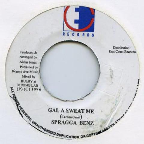 7-дюймовая пластинка SPRAGGA BENZ - Gal A Sweat me East Coast Reco 1996 Ямайка Регги, Ска и Даб
7-дюймовая пластинка SPRAGGA BENZ - Gal A Sweat me East Coast Reco 1996 Ямайка Регги, Ска и Даб