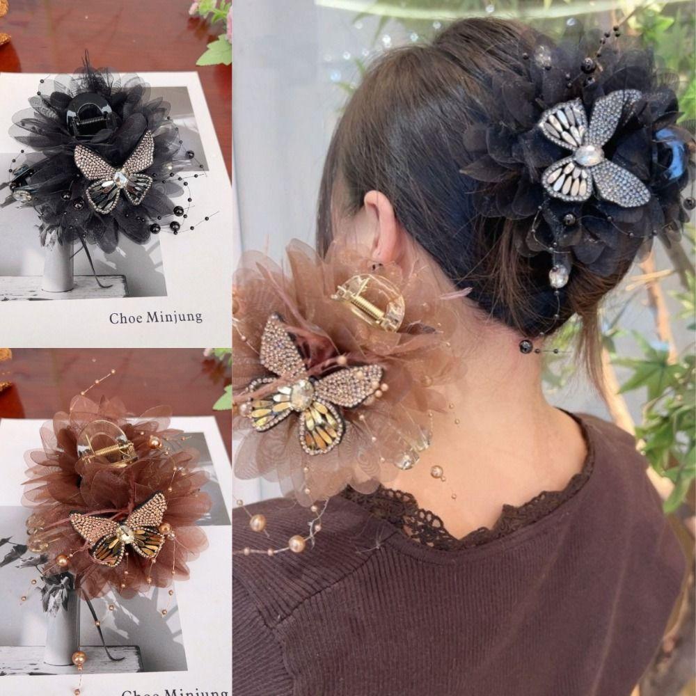 Rhinestone Tassel Flower Hairgrips Mesh Hair Claw New Grasping Clip Gifts шампанського
Rhinestone Tassel Flower Hairgrips Mesh Hair Claw New Grasping Clip Gifts шампанського