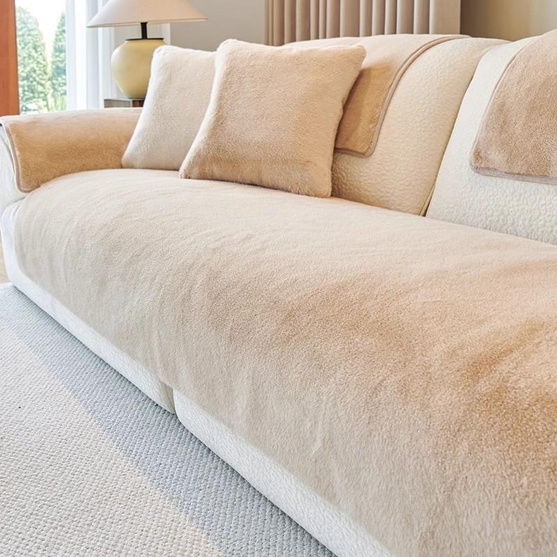 Winter Plush Sofa Cushion Premium Stroking Cats Plush Sofa Cover Light Luxury Style Warm Non-slip Seat Cushion 90*160cm
Winter Plush Sofa Cushion Premium Stroking Cats Plush Sofa Cover Light Luxury Style Warm Non-slip Seat Cushion 90*160cm
