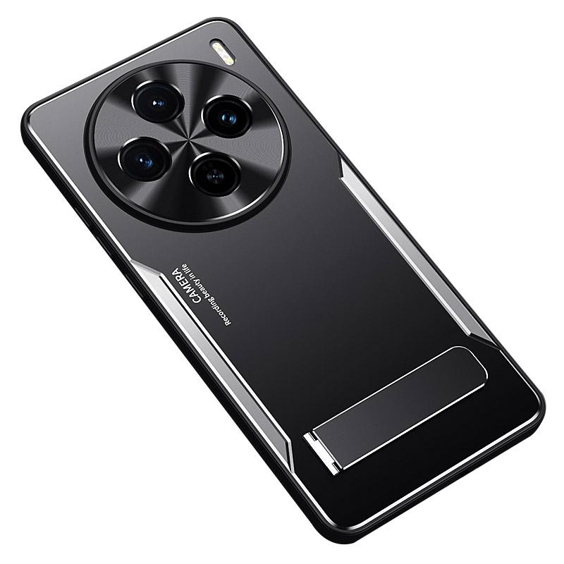 For vivo X100s 5G Kickstand Phone Case Aluminum Alloy+TPU Shockproof Phone Cover Silver
For vivo X100s 5G Kickstand Phone Case Aluminum Alloy+TPU Shockproof Phone Cover Silver