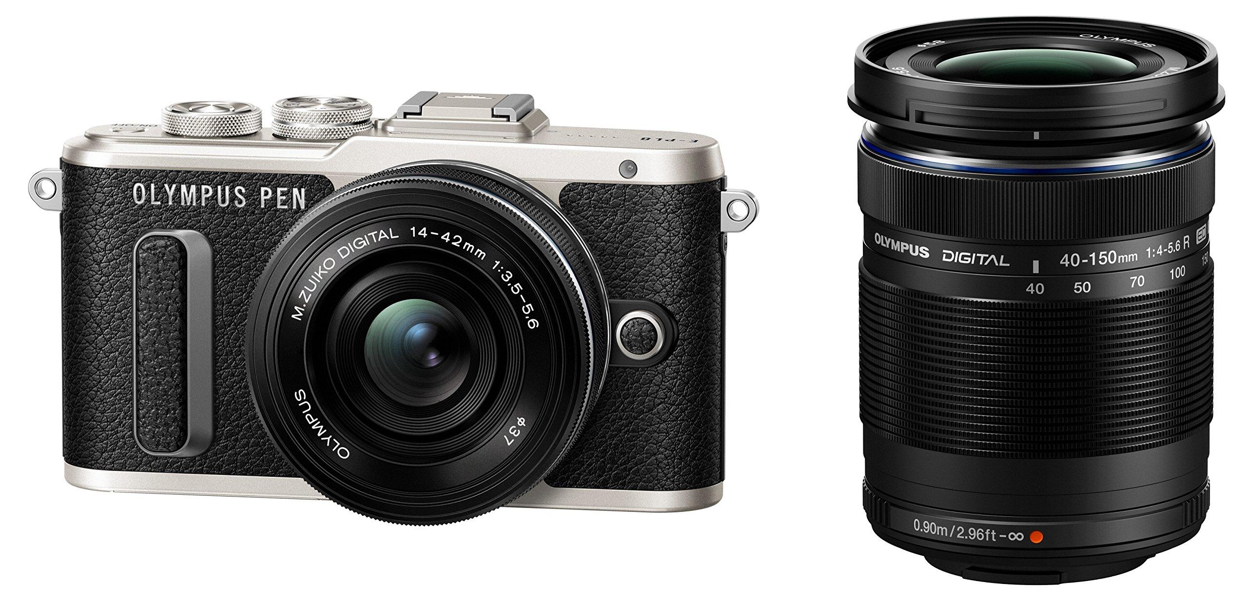 OLYMPUS Mirrorless Camera EZ Double Zoom Kit Black E-PL8 чорний
OLYMPUS Mirrorless Camera EZ Double Zoom Kit Black E-PL8 чорний