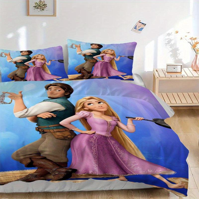 3pcs Tangled Rapunzel & Flynn Rider Printed Quilt Set - Includes 1 Quilt Cover and 2 Pillowcases, Machine Washable - Suitable for All Seasons.S09 135x200cm
3pcs Tangled Rapunzel & Flynn Rider Printed Quilt Set - Includes 1 Quilt Cover and 2 Pillowcases, Machine Washable - Suitable for All Seasons.S09 135x200cm
