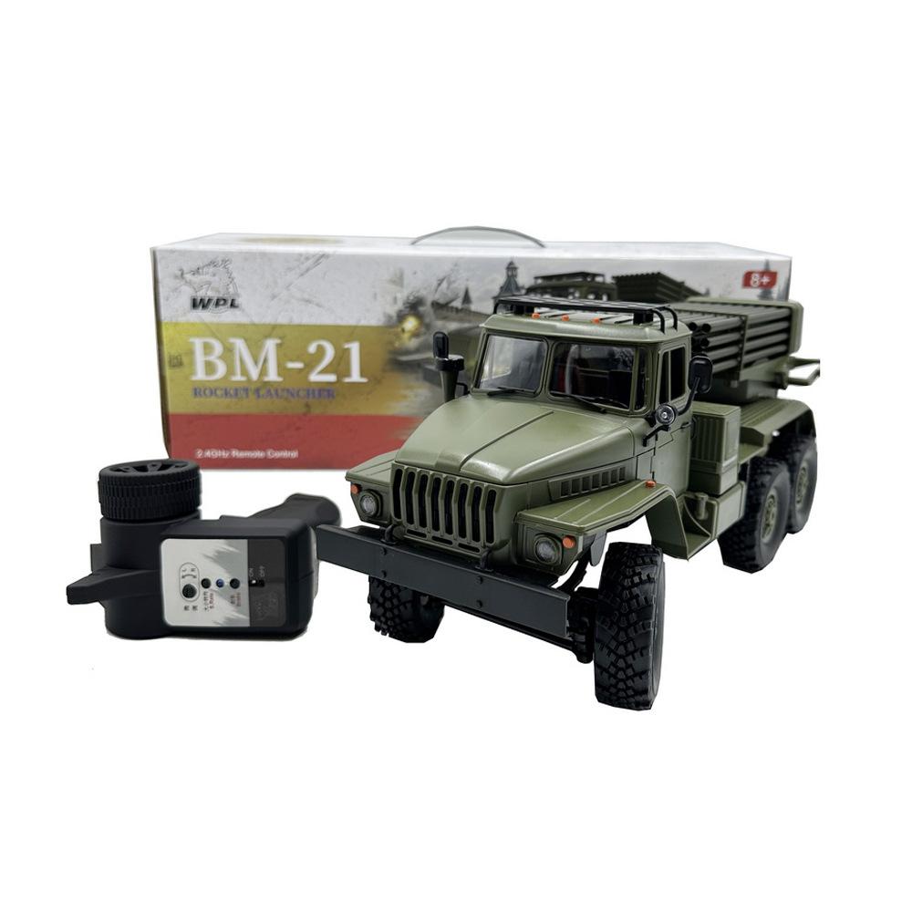 WPL Naughty Dragon 1:16 Scale RC Car Full Proportion Climbing Model with BM-21 Hail Rocket Gun for Kids Birthday Gift
WPL Naughty Dragon 1:16 Scale RC Car Full Proportion Climbing Model with BM-21 Hail Rocket Gun for Kids Birthday Gift