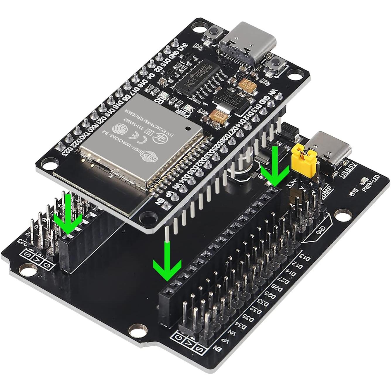 ESP-WROOM-32 ESP32 ESP-32S Type-C USB Development Board Type-C USB CH340C WiFi+Bluetooth Ultra-Low Power Dual Core ESP32-DevKit
ESP-WROOM-32 ESP32 ESP-32S Type-C USB Development Board Type-C USB CH340C WiFi+Bluetooth Ultra-Low Power Dual Core ESP32-DevKit