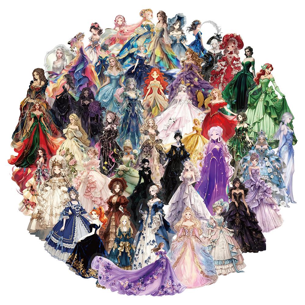50-Pack Swirling Skirt Girl PET Transparent Stickers for Bottles, Phones & Computers
50-Pack Swirling Skirt Girl PET Transparent Stickers for Bottles, Phones & Computers