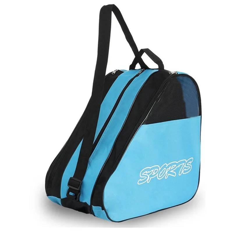 Portable Roller Skates Bag Ice Skating Bag Large Capacity Breathable Kids Inline Skates Bag Skates Storage Bag Skating Shoes Bag blue
Portable Roller Skates Bag Ice Skating Bag Large Capacity Breathable Kids Inline Skates Bag Skates Storage Bag Skating Shoes Bag blue