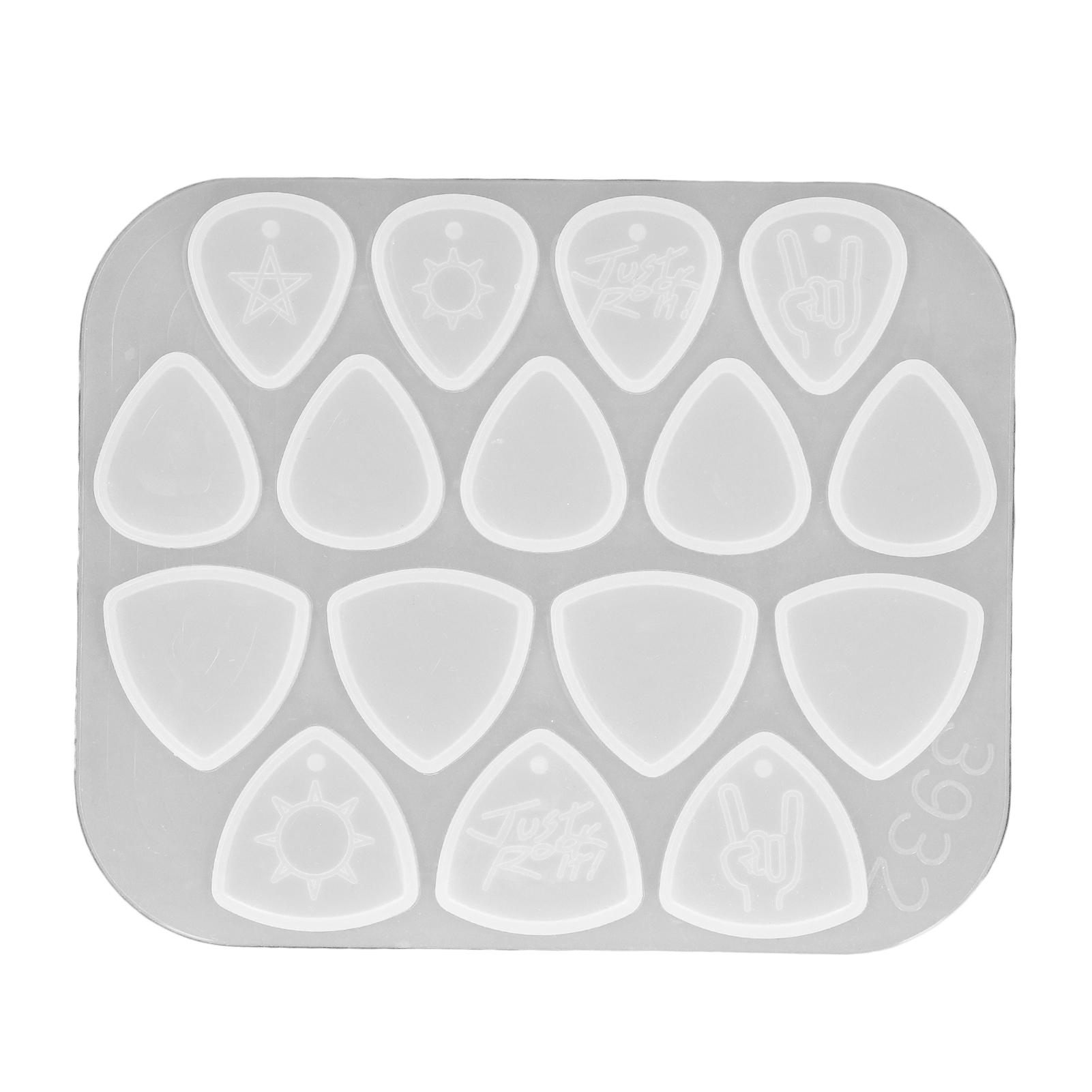 Silicone Mold Reusable Multipurpose DIY Triangle Guitar Picks Crystal Epoxy Silicone Mold
Silicone Mold Reusable Multipurpose DIY Triangle Guitar Picks Crystal Epoxy Silicone Mold