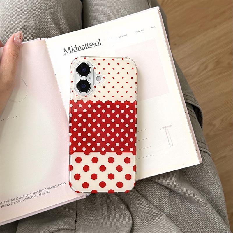Korean Patchwork Red Polka Dot Magnetic Phone Case for iPhone 17/16 Pro Max/15/14 iPhone 14 Pro
Korean Patchwork Red Polka Dot Magnetic Phone Case for iPhone 17/16 Pro Max/15/14 iPhone 14 Pro
