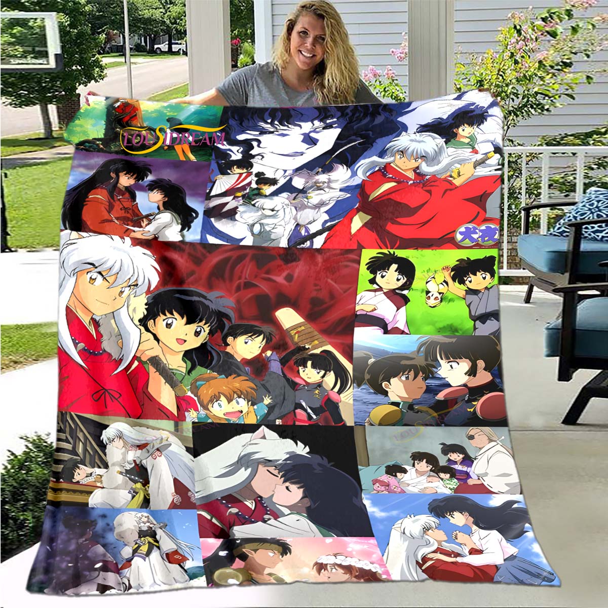 Инуяша Одеяло Кровать Одеяло Офис Домашний поход Пикник Толстое одеяло Модное покрывало Фланелевое одеяло Плед Плед
Инуяша Одеяло Кровать Одеяло Офис Домашний поход Пикник Толстое одеяло Модное покрывало Фланелевое одеяло Плед Плед