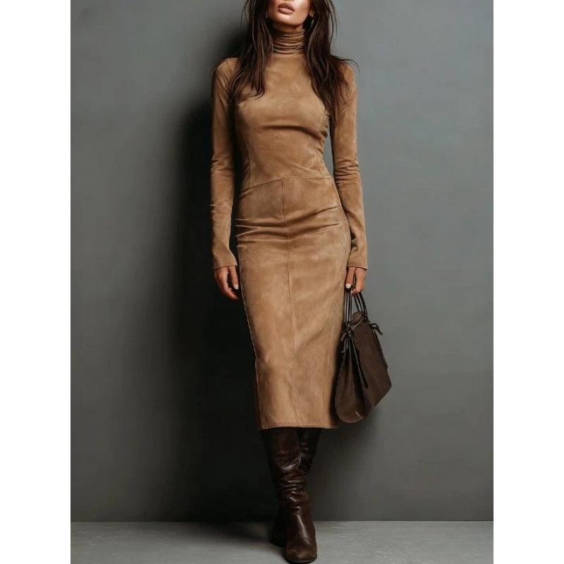2025 Autumn-Winter Slim-Fit Long-Sleeve Base Dress with Coat & Hip Wrap Skirt XS хаки
2025 Autumn-Winter Slim-Fit Long-Sleeve Base Dress with Coat & Hip Wrap Skirt XS хаки