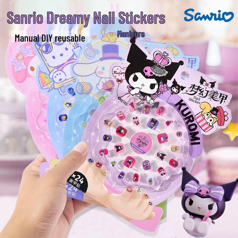 Набор для мечтательного нейл-арта Sanrio - My Melody & Kuromi Милые наклейки для ногтей для девочек
Набор для мечтательного нейл-арта Sanrio - My Melody & Kuromi Милые наклейки для ногтей для девочек
