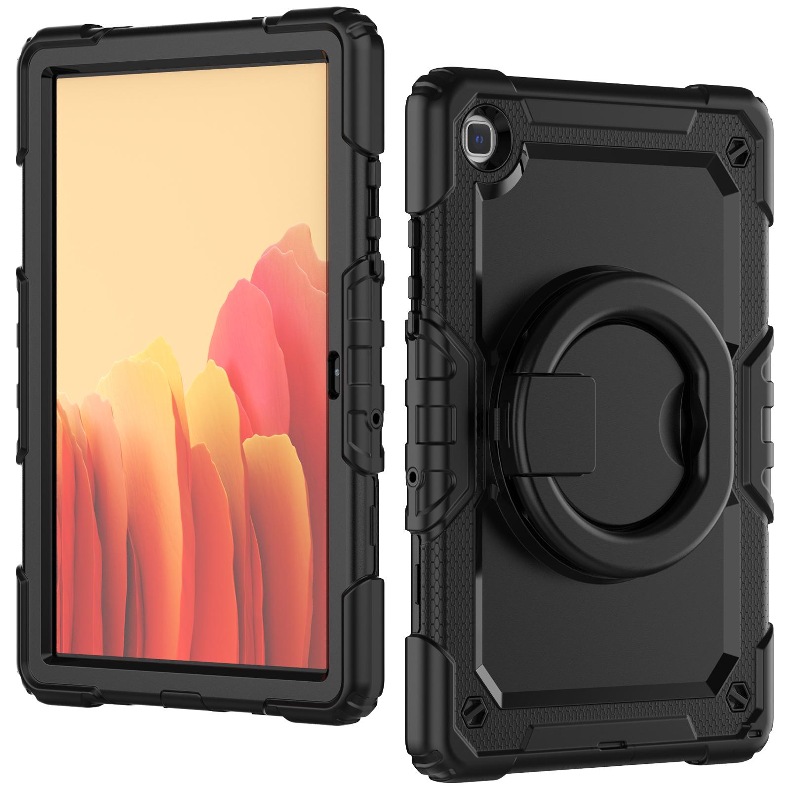 For Samsung Galaxy Tab A7 10.4 (2020)/(2022) T500/T505Tablet Case Kickstand PC+Silicone Cover with Shoulder Strap Black
For Samsung Galaxy Tab A7 10.4 (2020)/(2022) T500/T505Tablet Case Kickstand PC+Silicone Cover with Shoulder Strap Black