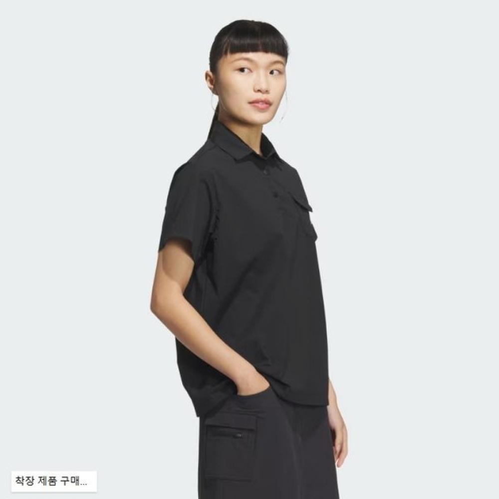 AdidaS Golf 25SS Women S Woven Short Sleeve Polo Shirt Black Ik3062 Black/S(90)
AdidaS Golf 25SS Women S Woven Short Sleeve Polo Shirt Black Ik3062 Black/S(90)