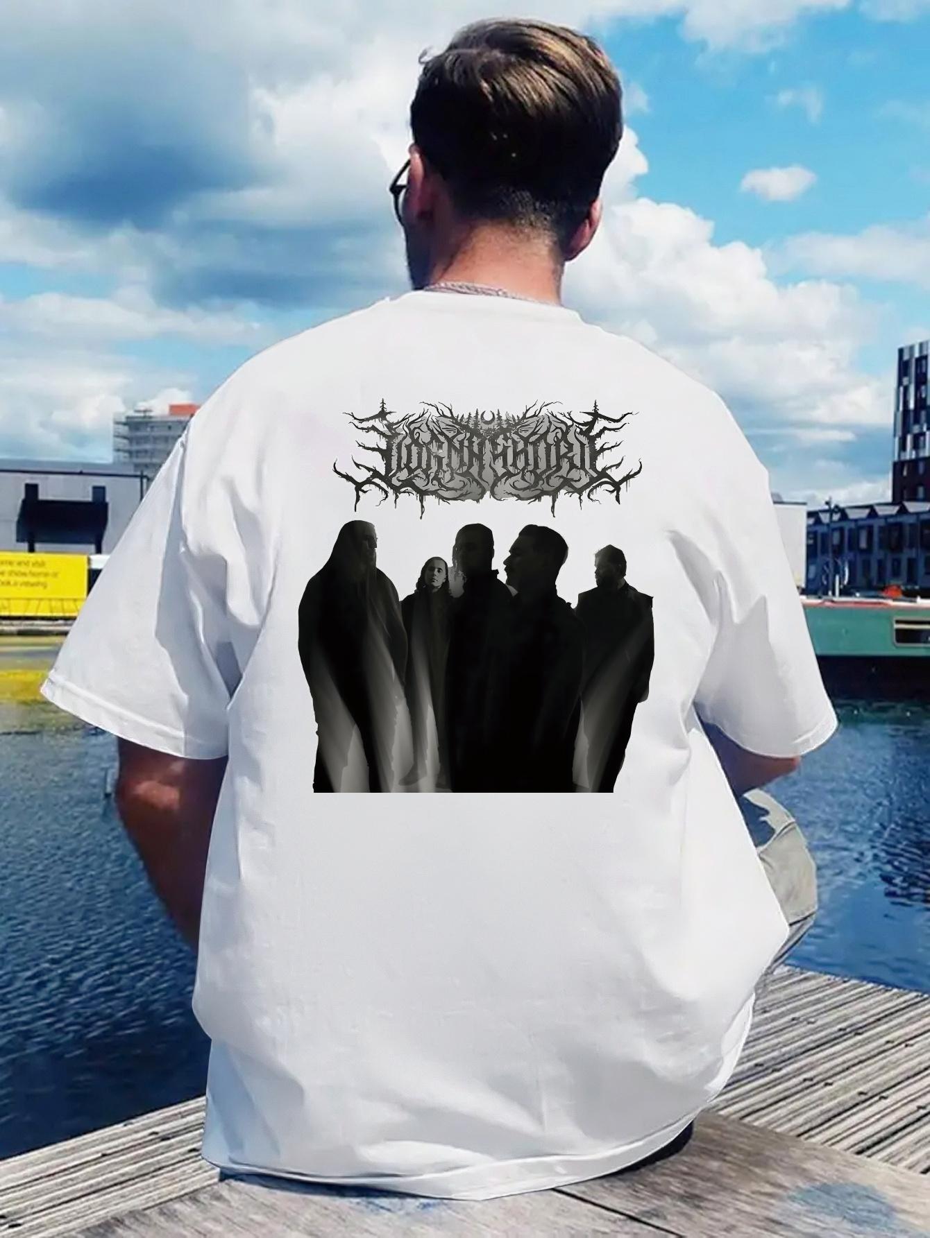 Vintage Rock Band T-shirt - Black with White Graphic Print S
Vintage Rock Band T-shirt - Black with White Graphic Print S