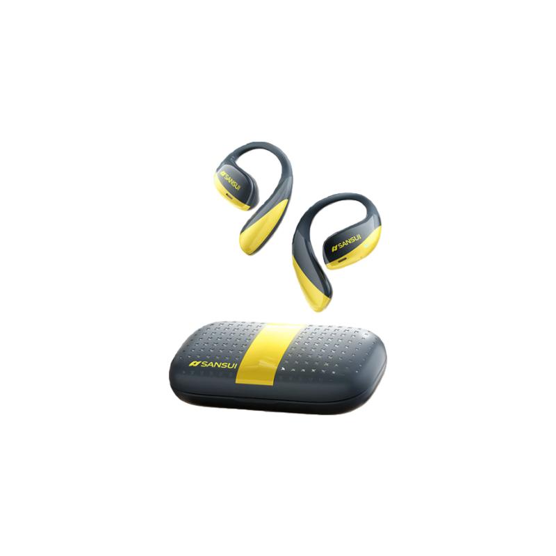 SANSUI T19 Bluetooth Earphones, Over-Ear Bone Conduction Concept, Non-In Wireless Noise-Cancelling Sports Earphones, Gray сірий колір
SANSUI T19 Bluetooth Earphones, Over-Ear Bone Conduction Concept, Non-In Wireless Noise-Cancelling Sports Earphones, Gray сірий колір