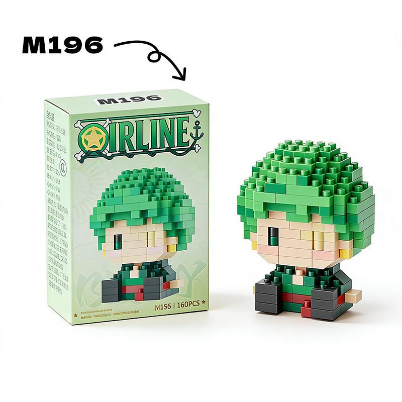 NEW ONE PIECE Sun God Nika Luffy Micro Building Block Chopper Ace Buggy 3D Anime Model Assembly Mini Bricks Figure Toys For Gift
NEW ONE PIECE Sun God Nika Luffy Micro Building Block Chopper Ace Buggy 3D Anime Model Assembly Mini Bricks Figure Toys For Gift
