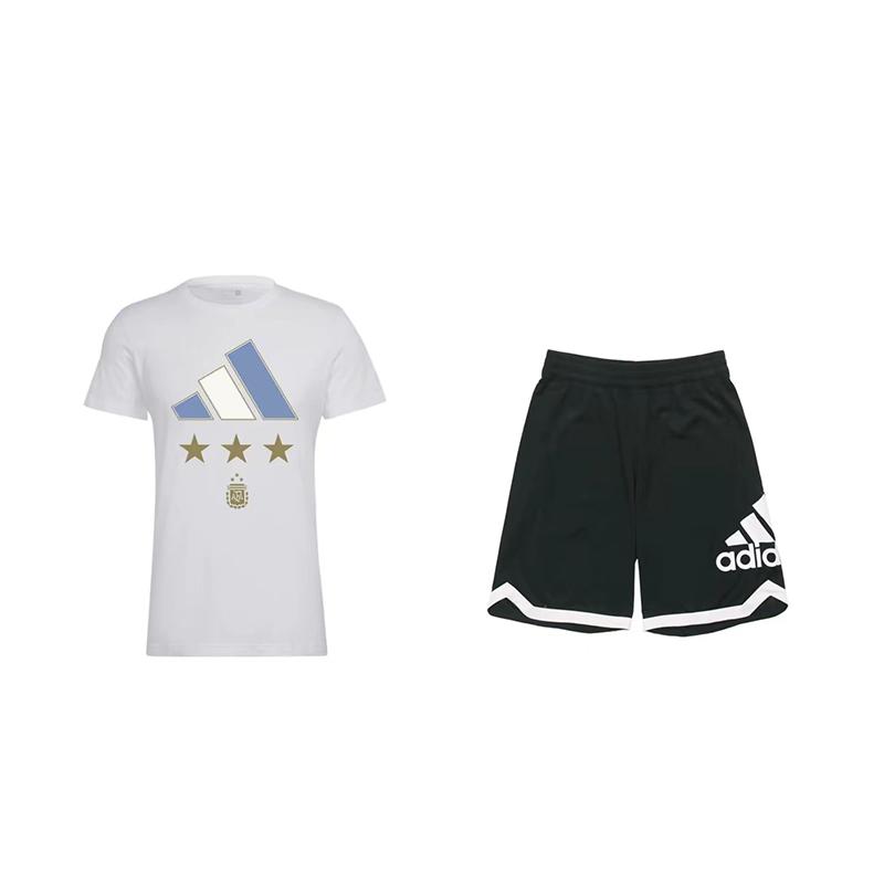 Футболка Adidas Argentina Team High Street со звездным узором и логотипом, круглый вырез, короткий рукав, и эластичные шорты, повседневный спортивный комплект IT2179+DP4768 XXL
Футболка Adidas Argentina Team High Street со звездным узором и логотипом, круглый вырез, короткий рукав, и эластичные шорты, повседневный спортивный комплект IT2179+DP4768 XXL