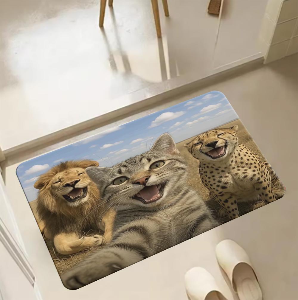 The lovely Lion Tiger Cat Carpet Home Leisure Style Tea Table Rugs Bedroom Bedside Mats Decoration Anti Slip Living Room Rug 40cmx60cm
The lovely Lion Tiger Cat Carpet Home Leisure Style Tea Table Rugs Bedroom Bedside Mats Decoration Anti Slip Living Room Rug 40cmx60cm