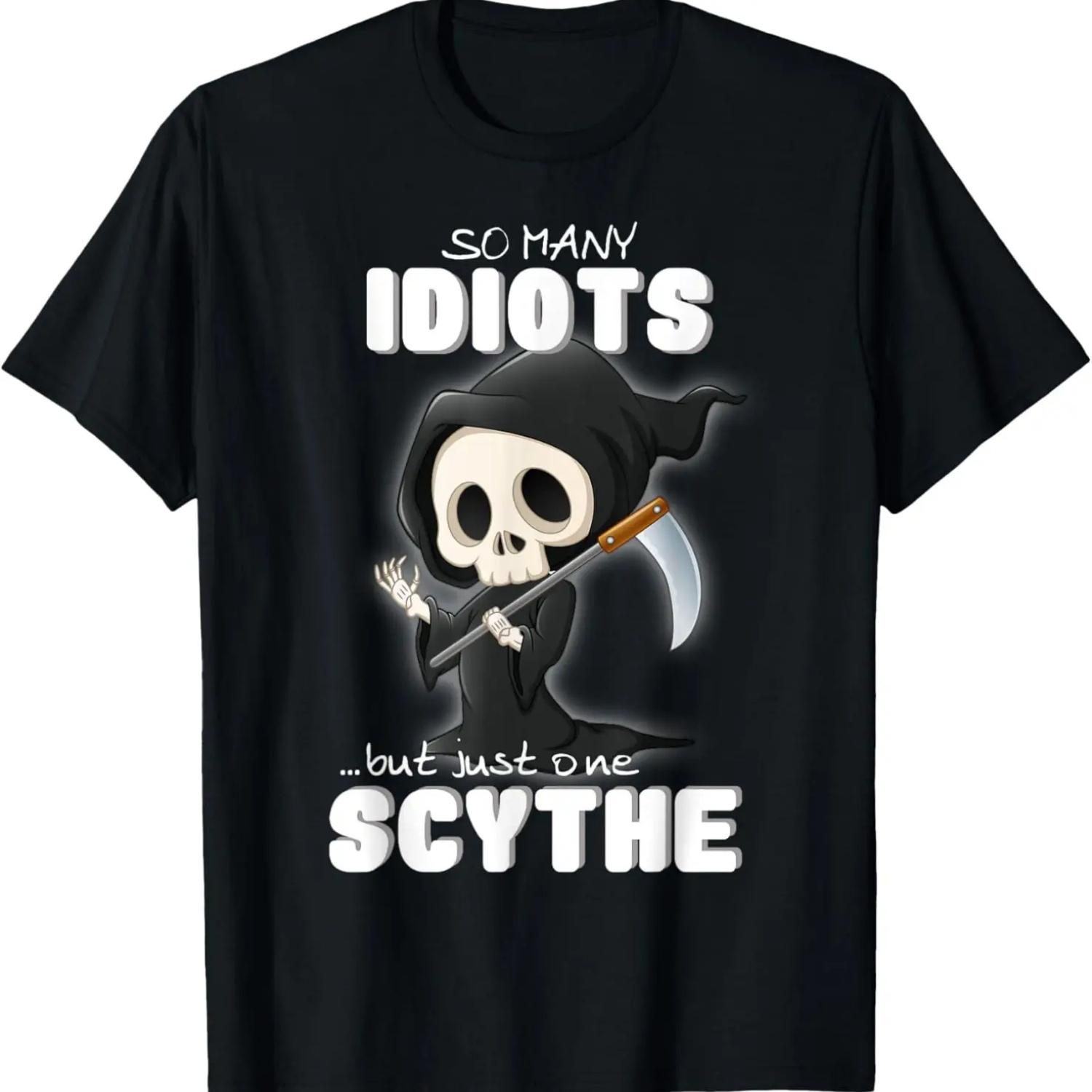 So many idiots but just one scythe misanthrope - Halloween T-Shirt XXXXXL чорний
So many idiots but just one scythe misanthrope - Halloween T-Shirt XXXXXL чорний