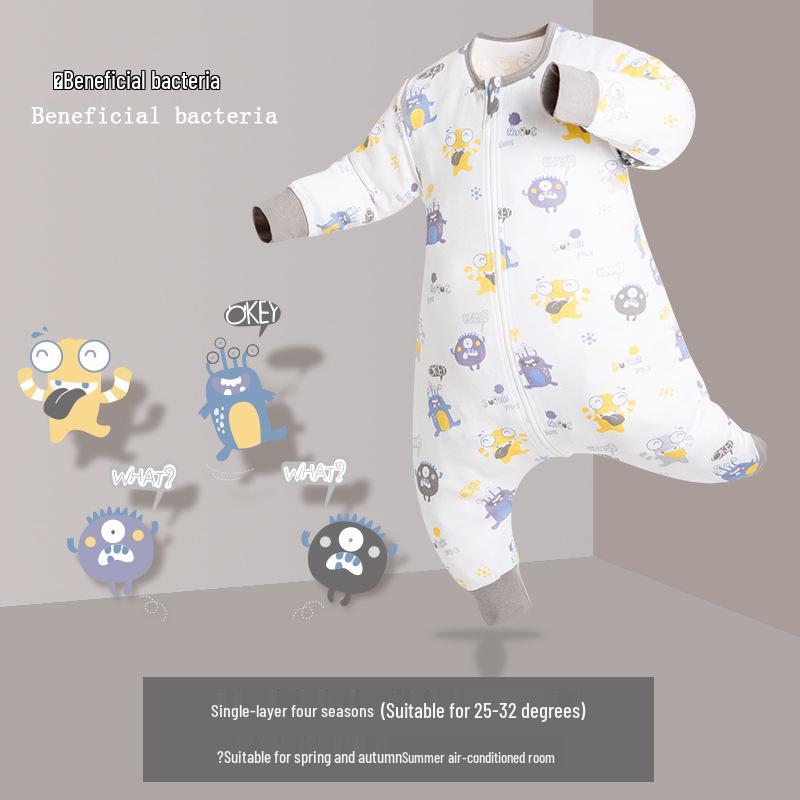 IDBABY Бавовняний спальний мішок для немовлят з розділеними ніжками – Всесезонний дизайн проти здригання та проти перекидання для весни та осені. M (Recommended Height 80-95CM)
IDBABY Бавовняний спальний мішок для немовлят з розділеними ніжками – Всесезонний дизайн проти здригання та проти перекидання для весни та осені. M (Recommended Height 80-95CM)
