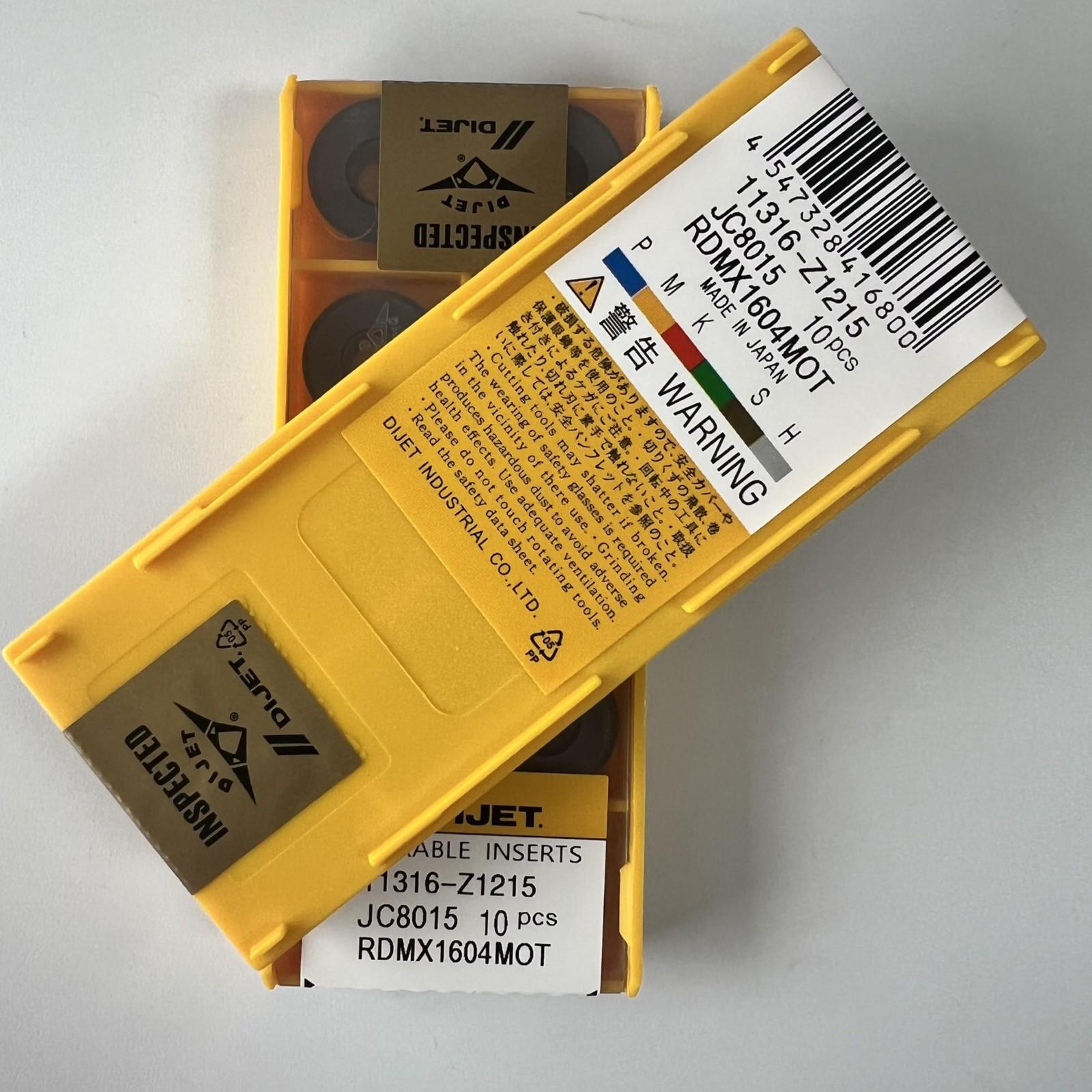 RDMX1604MOT JC8015 / Industrial indexable carbide inserts 10 Pcs
RDMX1604MOT JC8015 / Industrial indexable carbide inserts 10 Pcs