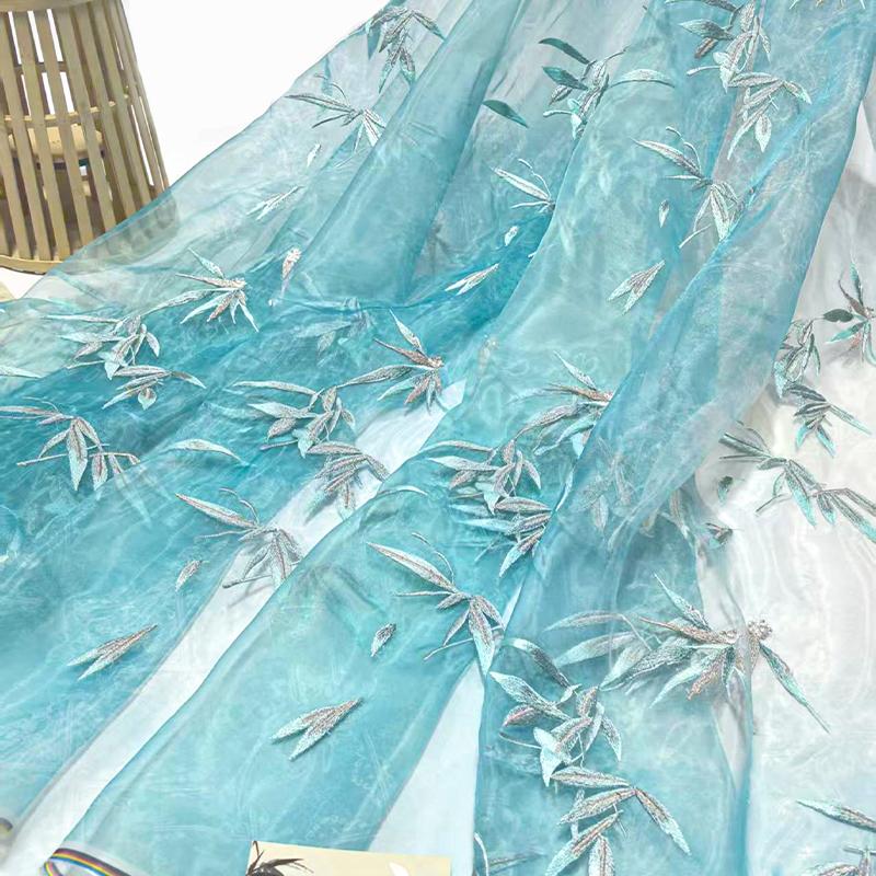 100/300cm Bamboo Embroidered Organza Fabric for DIY Sewing Horse Face Pleated Skirt Cheongsam Sewing Gradient Design Fabric 100x150cm
100/300cm Bamboo Embroidered Organza Fabric for DIY Sewing Horse Face Pleated Skirt Cheongsam Sewing Gradient Design Fabric 100x150cm