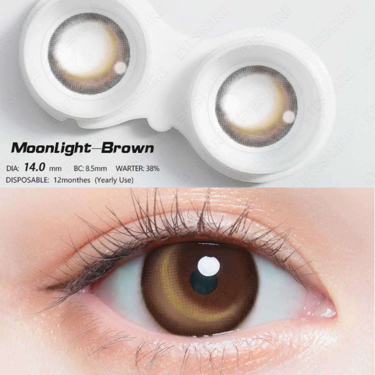 EYESHARE Цветные контактные линзы Galaxy Series Розовые Серые Фиолетовые линзы для очков Love Series Сине-коричневые цветные контактные линзы 1 пара 0