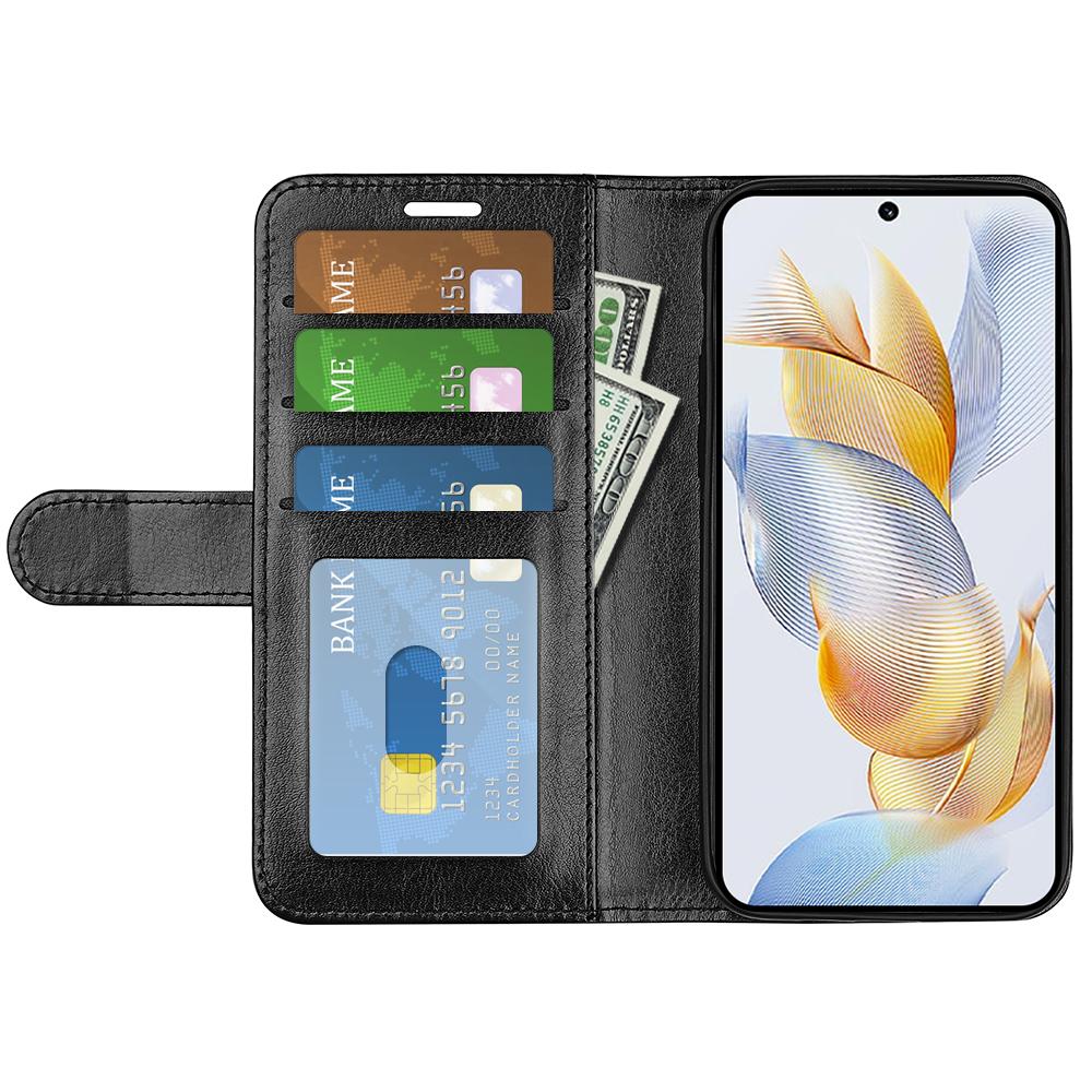 For Honor 90 PU Leather Shell Stand Cover Crazy Horse Texture Wallet Flip Phone Case Black
For Honor 90 PU Leather Shell Stand Cover Crazy Horse Texture Wallet Flip Phone Case Black