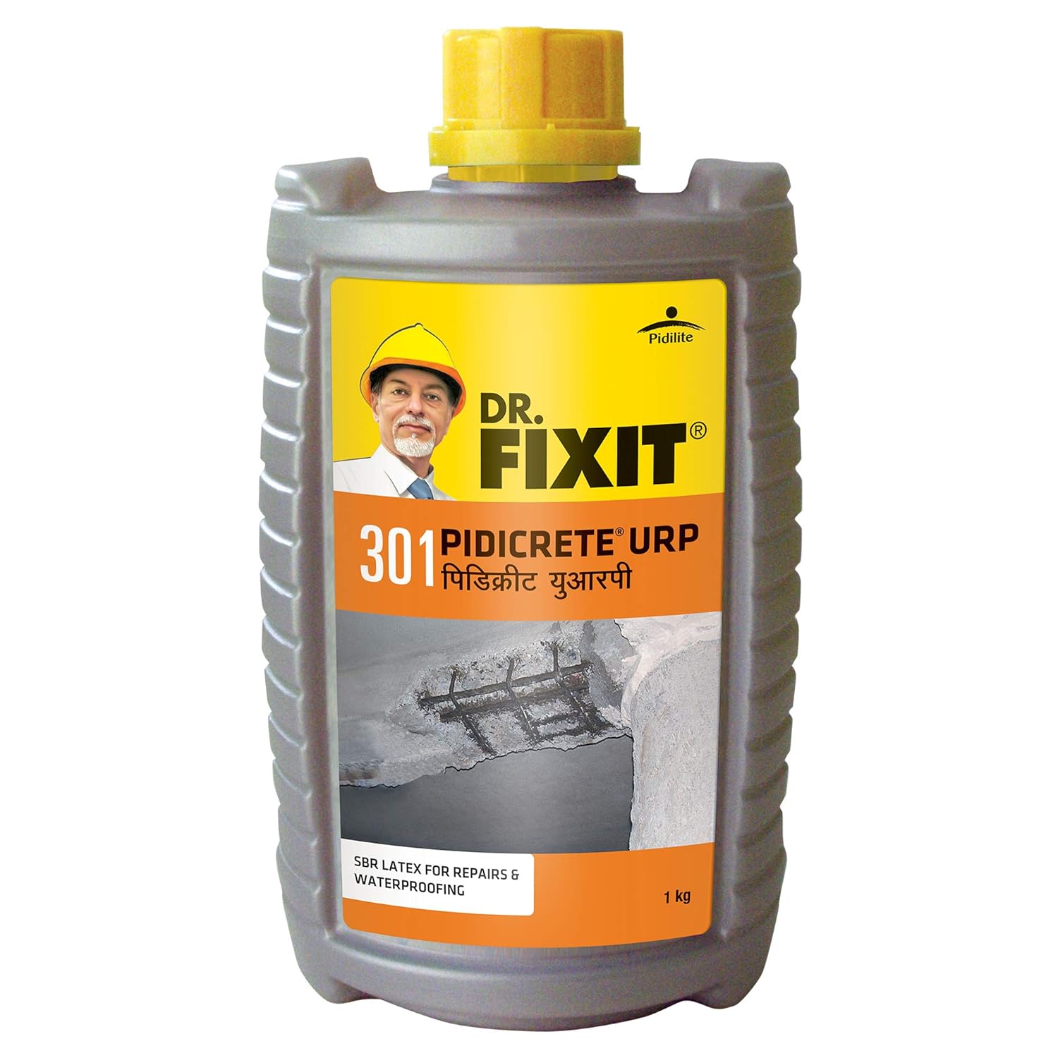 Dr.Fixit 301 Pidicrete URP SBR Latex Waterproofing & Concrete Repair Bonding Agent for Bathrooms, Terraces, 1Kg
Dr.Fixit 301 Pidicrete URP SBR Latex Waterproofing & Concrete Repair Bonding Agent for Bathrooms, Terraces, 1Kg