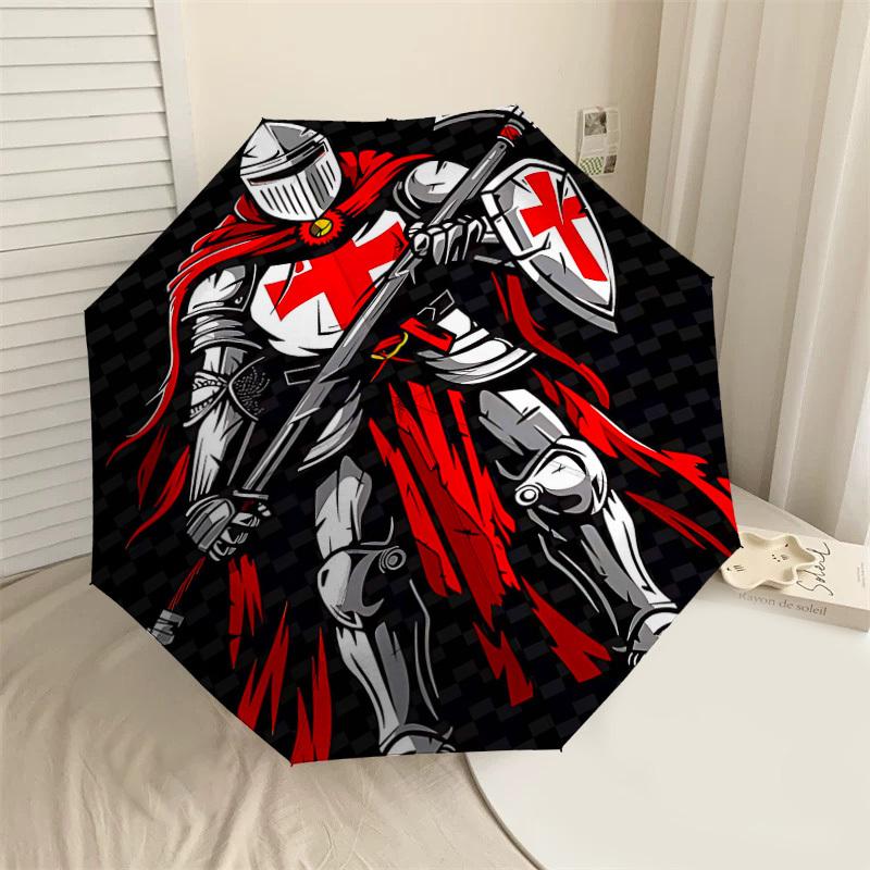 1PC Knight Crusader Umbrella-8-Rib Reinforced Portable Folding Travel Suitable for All Seasons Outdoor Daily Use-J411
1PC Knight Crusader Umbrella-8-Rib Reinforced Portable Folding Travel Suitable for All Seasons Outdoor Daily Use-J411