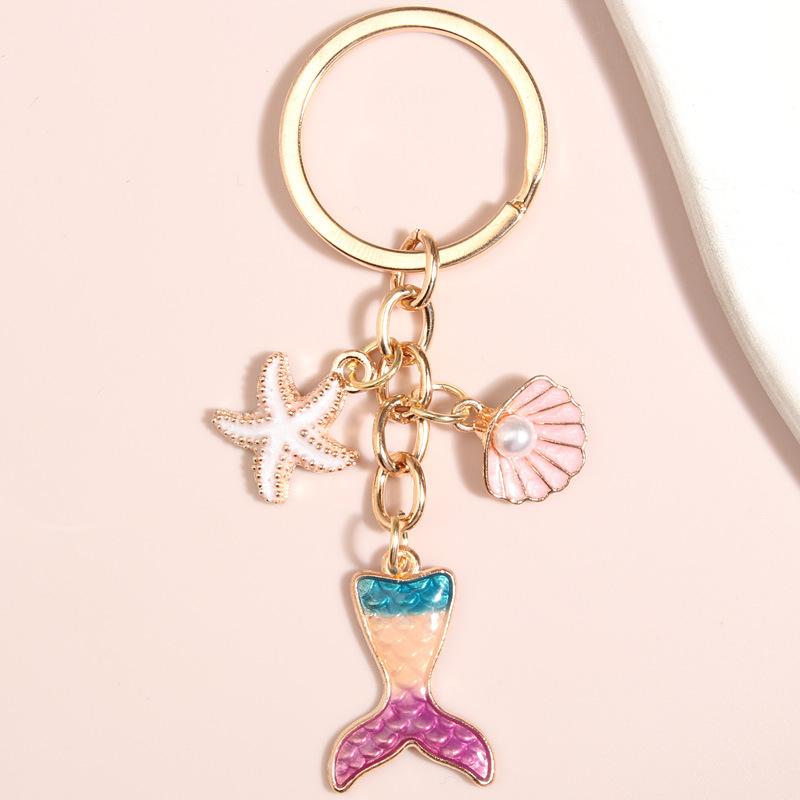 Cute Sea Keychain Starfish Shell Conch Heart Key Ring Mermaid Tail Key Chains Summer Gifts For Women Men DIY Handmade Jewelry
Cute Sea Keychain Starfish Shell Conch Heart Key Ring Mermaid Tail Key Chains Summer Gifts For Women Men DIY Handmade Jewelry